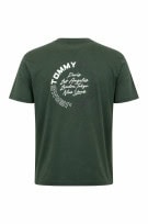 TOMMY JEANS GRAPHIC TEE STREETWEAR GREEN MEN PRE OWNED XL