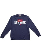 TOMMY JEANS Μακρυμάνικο T-Shirt NEW YORK Logo Μπλε Ανδρικό M