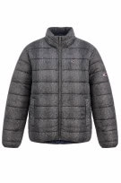 TOMMY JEANS PUFFER JACKET  GREY MEN PRE OWNED XL