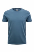 TOMMY JEANS T-SHIRT CASUAL ΚΕΝΤΗΜΕΝΟ ΛΟΓΟΤΥΠΟ ΜΠΛΕ ΜΕΛΑΝΖΕ ΑΝΔΡΙΚΟ XL