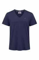 TOMMY JEANS T SHIRT MINIMAL ΜΠΛΕ ΑΝΤΡΙΚΟ PRE OWNED S