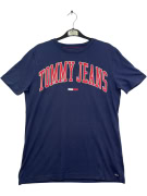 Tommy Jeans T-Shirt Blu con stampa logo Taglia S