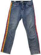 TOMMY JEANS DENIM PANTS RACING BLUE WOMENS PRE OWNED S