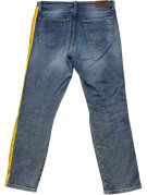 TOMMY JEANS DENIM PANTS RACING BLUE WOMENS PRE OWNED S
