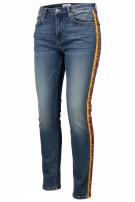 TOMMY JEANS DENIM PANTS RACING BLUE WOMENS PRE OWNED S