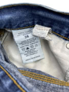 TOMMY JEANS pantaloncini jeans stile carpenter anni \'90 blu unisex XL