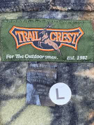 TRAIL CREST ΖΑΚΕΤΑ FLEECE ΜΕ ΚΟΥΚΟΥΛΑ OUTDOOR CAMO ΠΡΑΣΙΝΟ ΚΑΦΕ ΑΝΤΡΙΚΟ PRE OWNED L