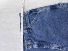 TRAVIS JEANS DENIM CARGO SHORTS WASHED BLUE MEN PRE OWNED XXXL