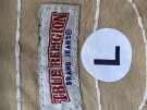TRUE RELIGION CARGO BERMUDA UTILITY BEIGE MEN PRE OWNED L