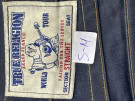 TRUE RELIGION DENIM SHORTS RETRO BLUE MEN PRE OWNED S/M