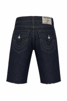 TRUE RELIGION DENIM SHORTS RETRO BLUE MEN PRE OWNED S/M
