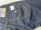 TRUE RELIGION DENIM SHORTS RETRO BLUE MEN PRE OWNED S/M