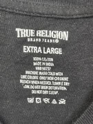 TRUE RELIGION ΜΠΛΟΥΖΑΚΙ T SHIRT VINTAGE ΜΑΥΡΟ ΑΝΤΡΙΚΟ XL pre-owned