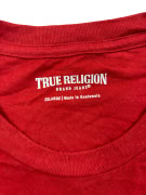 TRUE RELIGION BUDDHA LOGO T-SHIRT RED UNISEX 2XL