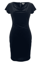 TRUSSARDI COLLECTION Φόρεμα VINTAGE Logo Μαύρο Γυναικείο IT 44 (≈ L)