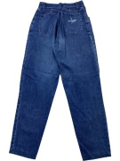 Trussardi Jeans Denim Παντελόνι Vintage Logo Μπλε Γυναικείο XS