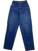 Trussardi Jeans Denim Παντελόνι Vintage Logo Μπλε Γυναικείο XS