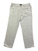 TRUSSARDI JEANS Παντελόνι Denim Canvas Vintage Logo Εκρού Ανδρικό L