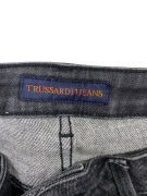 TRUSSARDI JEANS DENIM PANTS WITH STUDS GREY WOMENS S