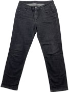 TRUSSARDI JEANS DENIM PANTS WITH STUDS GREY WOMENS S