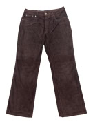 Trussardi Jeans Pantaloni in velluto a coste vintage marrone da donna M
