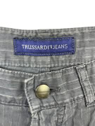 Trussardi Jeans Παντελόνι Ριγέ Casual Γκρι Γυναικείο M