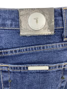 TRUSSARDI JEANS ΠΑΝΤΕΛΟΝΙ ΤΖΙΝ VINTAGE LOGO ΜΠΛΕ ΓΥΝΑΙΚΕΙΟ S