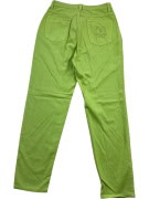 TRUSSARDI JEANS ΠΑΝΤΕΛΟΝΙ VINTAGE EMBROIDERED LOGO ΛΑΙΜ ΓΥΝΑΙΚΕΙΟ S