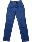 TRUSSARDI JEANS PANTS VINTAGE GOLDEN LINE BLUE WOMEN XS