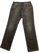 TRUSSARDI JEANS TROUSERS VINTAGE LOGO GREY MENS L