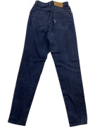 TRUSSARDI JEANS VINTAGE DENIM TROUSERS LOGO BLUE WOMEN XS