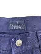 TRUSSARDI JEANS ΠΑΝΤΕΛΟΝΙ VINTAGE ΛΟΓΟΤΥΠΟ ΜΠΛΕ ΓΥΝΑΙΚΕΙΟ S