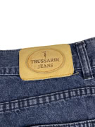 TRUSSARDI JEANS ΠΑΝΤΕΛΟΝΙ VINTAGE ΛΟΓΟΤΥΠΟ ΜΠΛΕ ΣΚΟΥΡΟ ΑΝΔΡΙΚΟ L