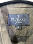 TRUSSARDI JEANS Πουκάμισο με Γεωμετρικό Μοτίβο Καφέ Ανδρικό M