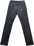 TRUSSARDI JEANS Τζιν Παντελόνι Casual Slim Logo Μαύρο Γυναικείο M