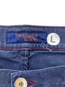 TRUSSARDI JEANS PANTALONI DENIM CLASSICO BLU LAVATO UOMO PRE OWNED L