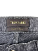 TRUSSARDI ΠΑΝΤΕΛΟΝΙ ΤΖΙΝ CLOSE FIT VINTAGE LOGO ΓΚΡΙ ΑΝΔΡΙΚΟ M
