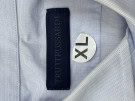 TRUSSARDI SHIRT MINIMAL LIGHT BLUE MEN PRE OWNED XL