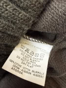 TRUSSARDI SPORT Felpa con zip al collo logo marrone da uomo M