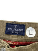 TRUSSARDI SPORT PANTALONI CARGO UTILITY OLIVA UOMO PRE OWNED L