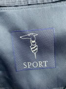 TRUSSARDI SPORT ΤΖΑΚΕΤ ΜΕ ΛΟΓΟΤΥΠΟ ΜΠΛΕ ΑΝΔΡΙΚΟ XL-XXL