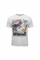TULTEX T SHIRT GRAFICA VINTAGE RACING BIANCA UOMO PRE OWNED XL