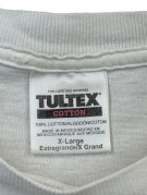 TULTEX T SHIRT GRAFICA VINTAGE RACING BIANCA UOMO PRE OWNED XL