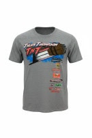 TYLER THOMPSON TNT T SHIRT RACING GRAPHIC ΓΚΡΙ UNISEX PRE OWNED M