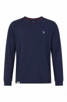 U S POLO ASSN ΜΠΛΟΥΖΑ ΜΕ ΜΑΚΡΙ ΜΑΝΙΚΙ CLASSIC NAVY ΑΝΤΡΙΚΟ PRE OWNED M