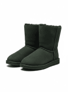 UGG BOOTS MINIMAL BROWN BLACK WOMEN PRE OWNED EU 37