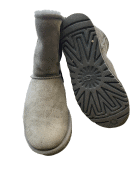 UGG ΜΠΟΤΕΣ SHEEPSKIN ΓΚΡΙ ΓΥΝΑΙΚΕΙΟ PRE OWNED EU 38