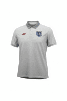 UMBRO INGHILTERRA POLO CON LOGO RICAMATO BIANCO UNISEX XL