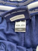 UMBRO ΣΟΡΤΣ ΠΟΔΟΣΦΑΙΡΟΥ VINTAGE MONOGRAM LOGO ΜΠΛΕ ΑΝΔΡΙΚΟ L