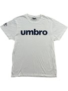 UMBRO T-SHIRT BIG LOGO WHITE UNISEX M
